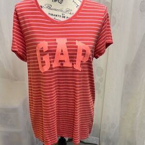 GAP Red Striped T-Shirt